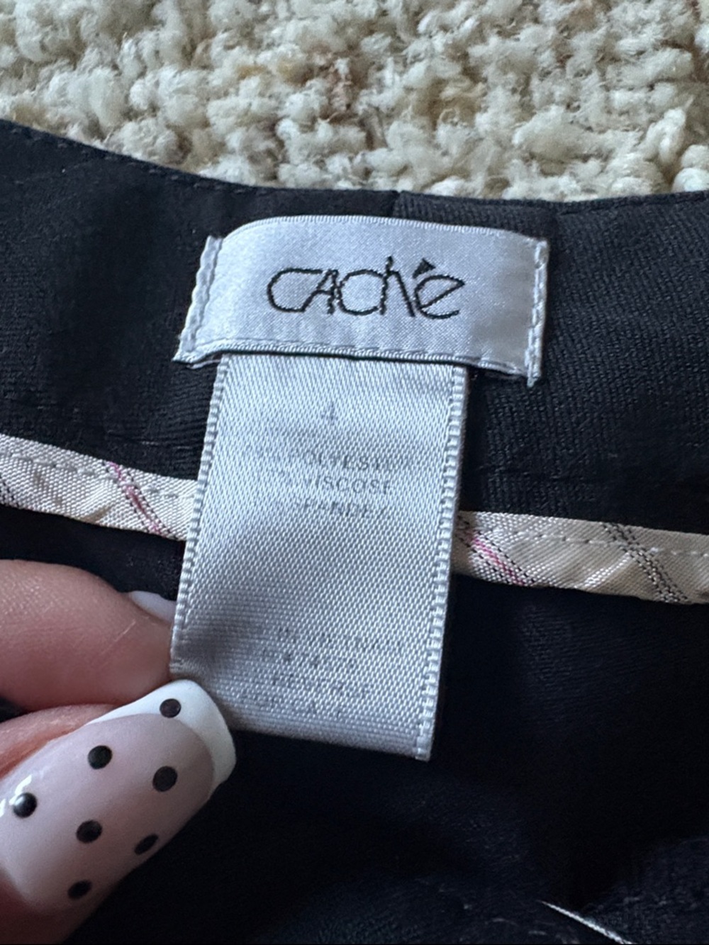Cache Black Slacks/Pants - Picture 2 of 4